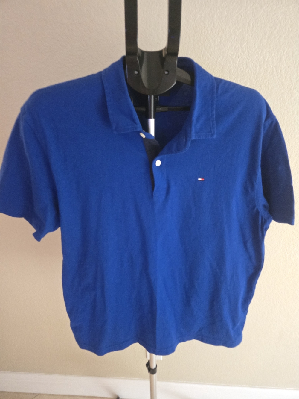 Tommy Hilfiger Men's Royal Blue Polo with Logo